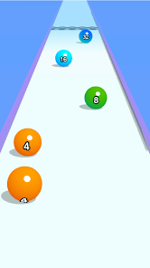 Ball Run 2048 screenshot #1