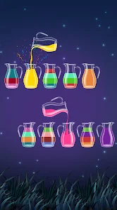 Color Water Sort Woody Puzzle screenshot #2