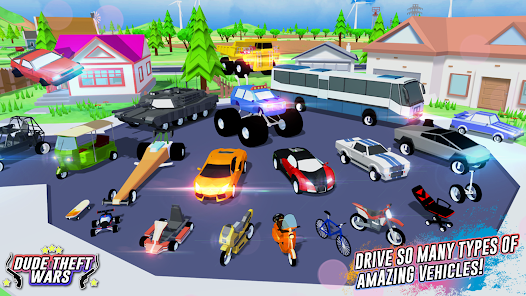 Dude Theft Wars: Offline games screenshot #3
