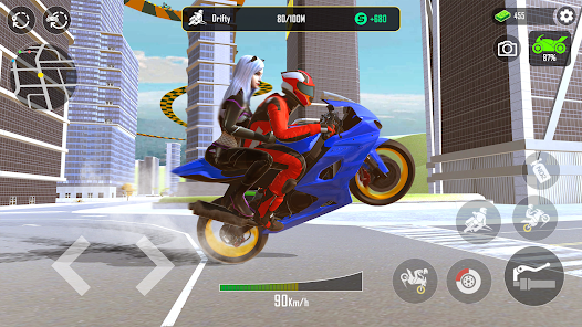GT Moto Stunt 3D: Driving Game screenshot #2