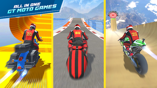 GT Moto Stunt 3D: Driving Game screenshot #3