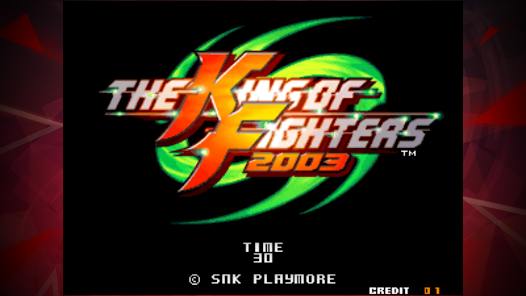 KOF 2003 ACA NEOGEO screenshot #1