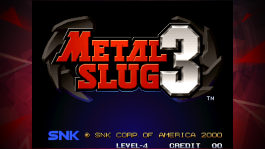 METAL SLUG 3 ACA NEOGEO screenshot #1