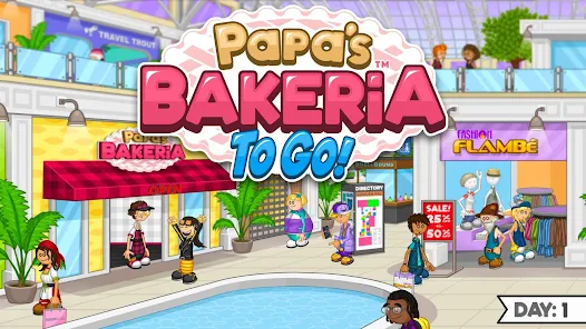 Papa's Bakeria To Go! screenshot #1