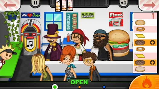 Papa's Burgeria To Go! screenshot #2