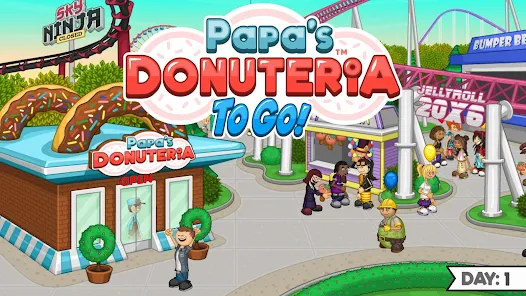 Papa's Donuteria To Go! screenshot #1