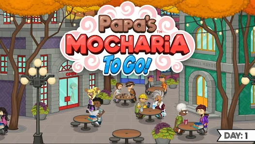 Papa's Mocharia To Go! screenshot #1