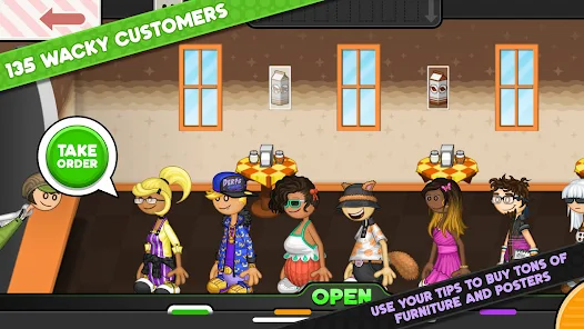 Papa's Mocharia To Go! screenshot #2