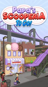 Papa's Scooperia To Go! screenshot #1