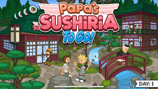 Papa's Sushiria To Go! screenshot #1