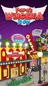Papa's Wingeria To Go! screenshot #1