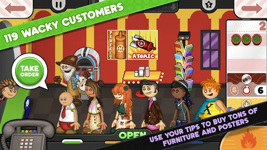Papa's Wingeria To Go! screenshot #2