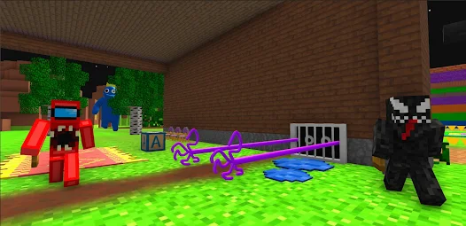 Rainbow Craftsman Survivor 3D  screenshot #1