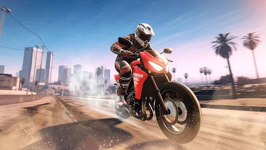 Traffic Bike Driving Simulator screenshot #3