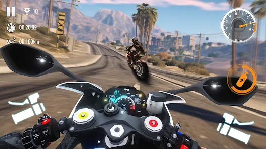 Traffic Bike Driving Simulator screenshot #4