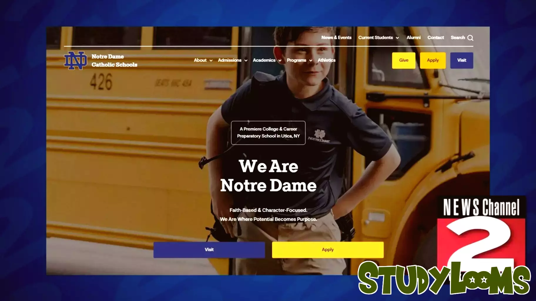 Notre Dame Schools in Utica Has New Website